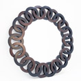 Christopher Guy Dark Wood Loop Mirror